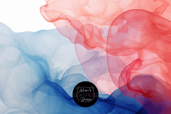 Download Blue and Red Watercolor Ink Background - Blue Collection