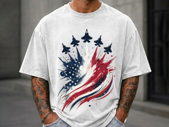 Download USA 4th of July Patriotic Jets Shirt PNG - 4th of july Collection