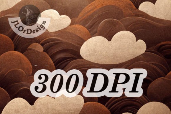 Download Chocolate Brown Clouds Digital Paper - Premium Bundle