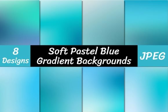 Download Soft Pastel Blue Gradient Backgrounds - Blue Collection