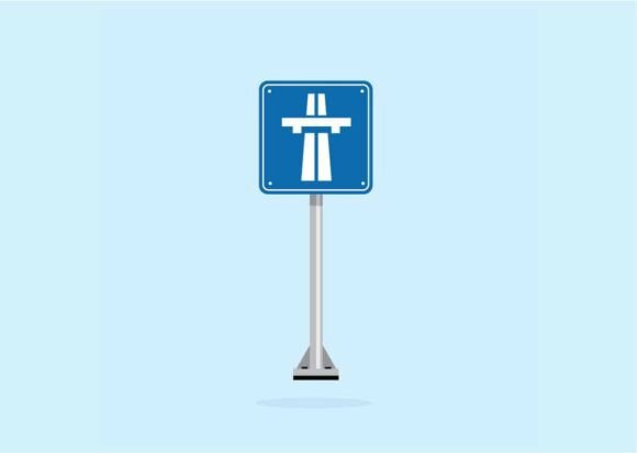Download Begin Traffic on Blue Checkered Board. - Blue Collection