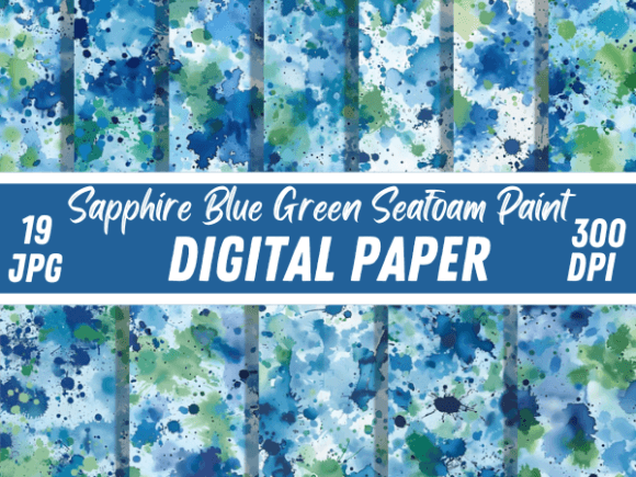 Download Sapphire Blue Green Seafoam Backgrounds - Blue Collection