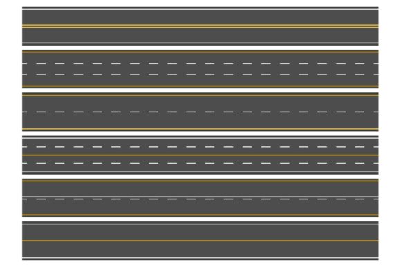 Download Highway Road Marking Horizontal Lines - Horizontal Collection