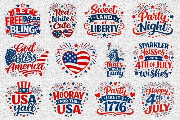 Download 4th of July Svg, Independence Day Svg - 4th of july Collection