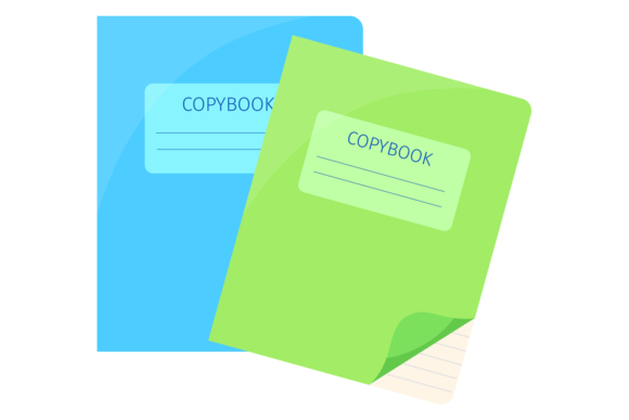 Download Copybooks Color Icon. School Supply. Edu - School supply Collection