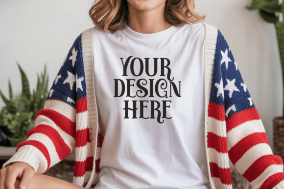 Download Comfort Colors 1717 4th of July Mockup - 4th of july Collection