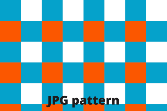 Download Blue Orange White Plaid Pattern JPG - Blue Collection