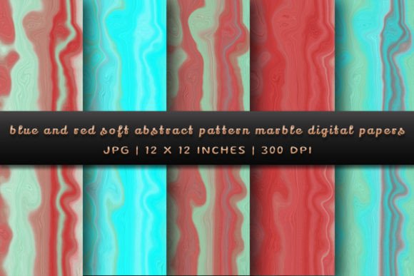 Download Blue and Red Abstract Pattern Marble - Blue Collection
