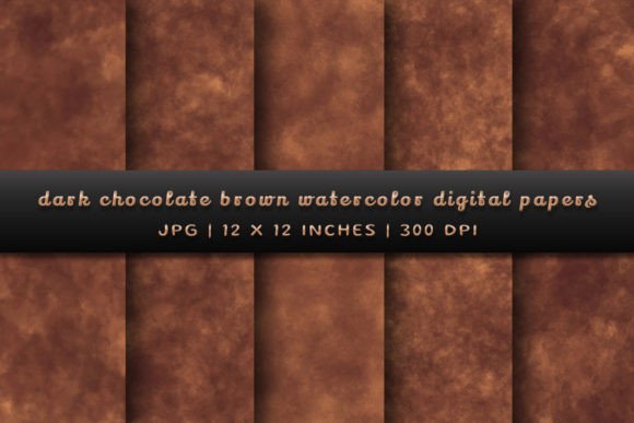 Download Dark Chocolate Brown Digital Papers - Chocolate brown Collection